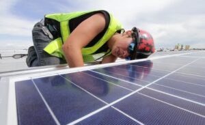 solar panel installation